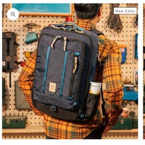 NWT Topo Designs Global Travel Bag 30L Navy
